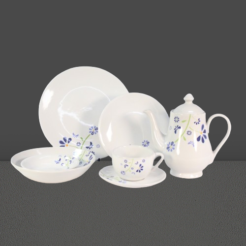CLAYTAN CORNER SERIES CTP09 TEAPOT WITH LID 950ML BLUE VALENTINE (BV1202)