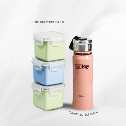 CERALOCK & SUNRAY BOTTLE GIFT SET