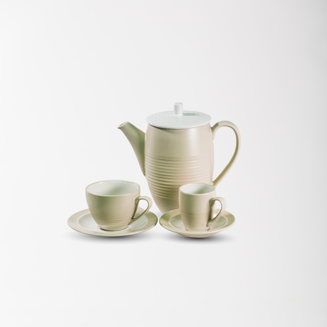 NATURELLE STONE SERIES PCP15 & JSP13 Espresso Cup 150ml With Saucer