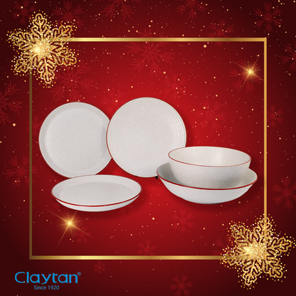 Christmas Edition Table Setting for 2 & 4 pax